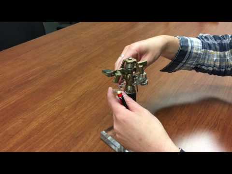 Adjust Orbit metal impact sprinkler