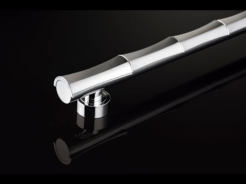 Puxador de Porta Anello Bambu Duplo (par)