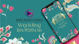 ✅ MV030 Vertical Wedding Invitations Online | Best Wedding Invitation Video | Save The Date Video