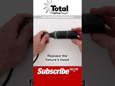 How to install a light bulb in our LED-B103-AG spot light