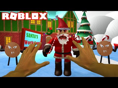 Realistic Roblox - ESCAPE SANTA'S WORKSHOP IN ROBLOX (CHRISTMAS ADVENTURE OBBY)