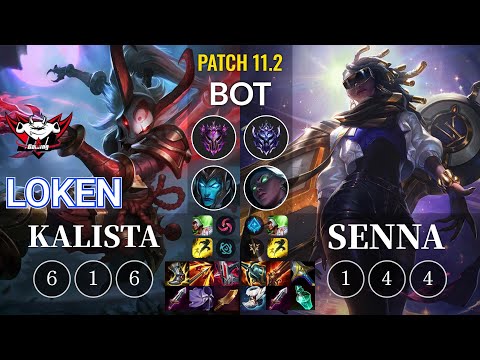 JDG LokeN Kalista vs Senna Bot - KR Patch 11.2