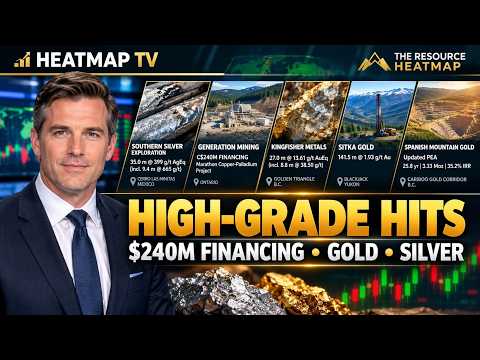 High-Grade Gold & Silver Hits + $240M Mining Financing | Heatmap TV