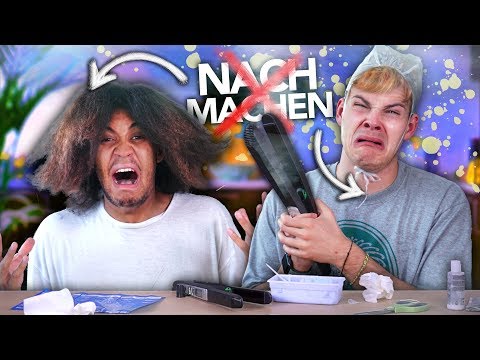 2 IDIOTEN GLÄTTEN & FÄRBEN IHRE HAARE | Joey's Jungle