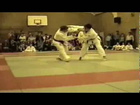 Rencontre de judo, jumelage HUCKESWAGEN ETAPLES vers 1993