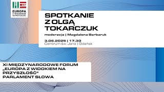 Spotkanie z Olgą Tokarczuk | Forum „Europa z widokiem na przyszłość”. Parlament słowa