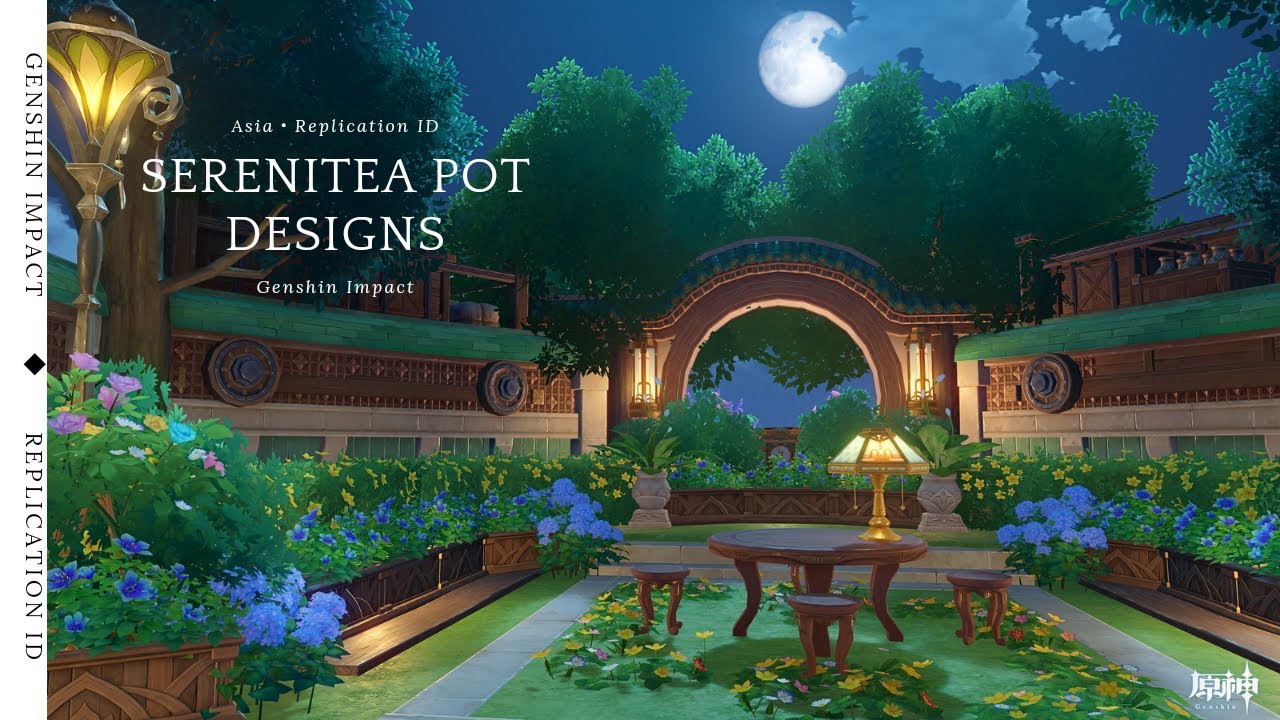 Genshin Impact ⚙️ Serenitea Pot Design┃Replica＋Tutorial┃原神┃塵歌壺┃模本