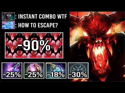 CRAZY -90% CD Combo Instant Ulti Arcane Blink SF vs Hard TB Epic Intense Late Game Battle WTF Dota 2