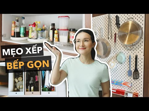 Mẹo sắp xếp căn bếp tiết kiệm không gian của mình