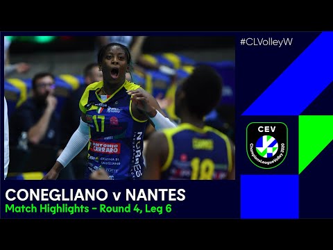 #CLVolleyW | Imoco CONEGLIANO vs NANTES VB - Match Highlights