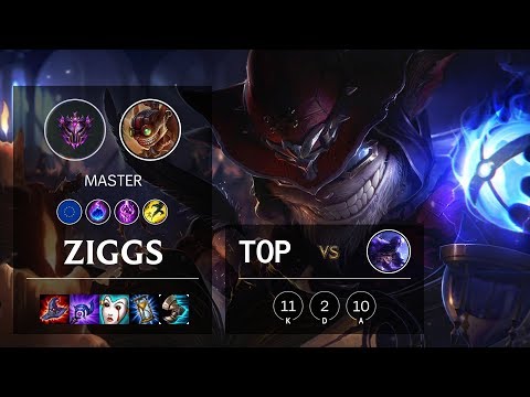 Ziggs Top vs Ryze - EUW Master Patch 10.9