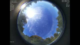 2025-09-23 All sky camera capture from Poiana Rusca Mountains, Romania