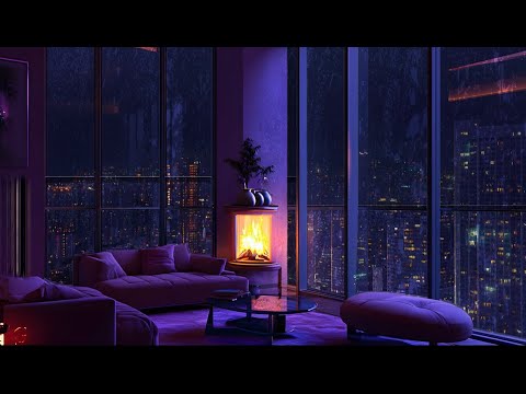 New York City Showers At Night - Relax With The Sound Of Rain 😴