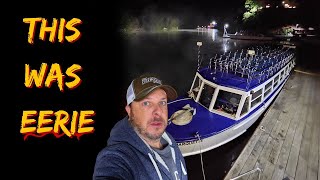 This was a SPOOKY Ghost Boat Ride | Wisconsin Dells, WI