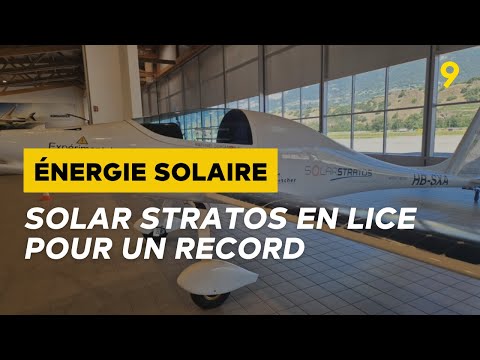 Un avion solaire a atterri à Sion