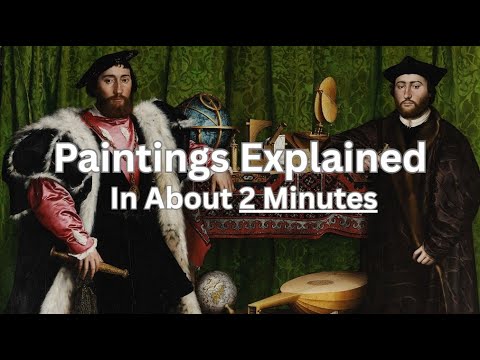 The Ambassadors (1533) by Hans Holbein the Younger