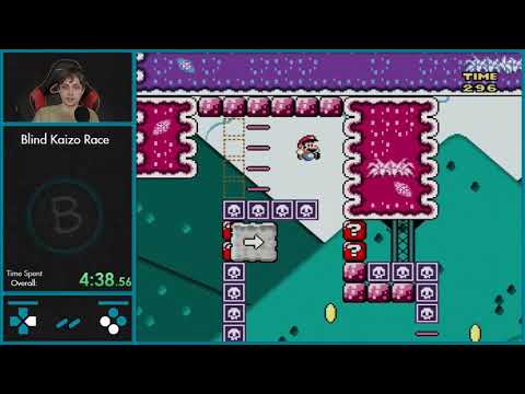 SMW Blind Kaizo Race Week 39 - Wildberry Bluff by FerpyMcFrosting