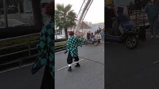 Download lagu Tanjiro's Dance of the Fire God shines with power. #shorts mp3