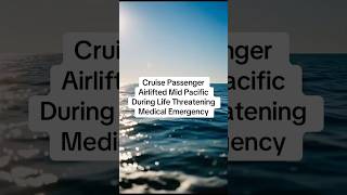 Cruise Passenger Airlifted Mid Pacific During Life Threatening Medical Emergency cruise medical