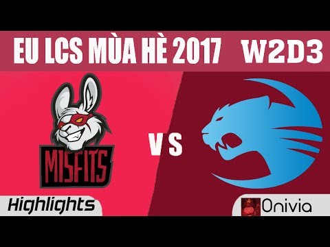 MSF vs ROC Highlights Game 1 EU LCS MÙA HÈ 2017 Misfits vs Roccat G1