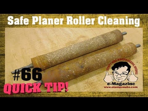 How to NOT destroy your planer rollers (and stop the slipping)
