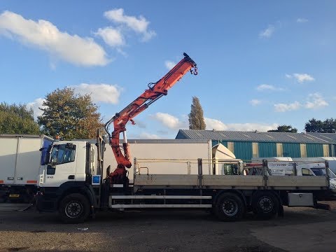 EJ58 TPY - 2009 (58) Iveco Stralis 310 Dropside Crane