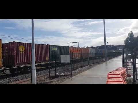 NR8 / NR18 / NR95 trains passing Sunshine train station 28/7/24