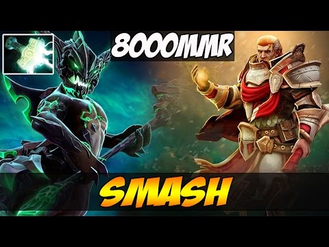 SmAsH 8000 MMR Plays Outworld Devourer and Omniknight - Dota 2
