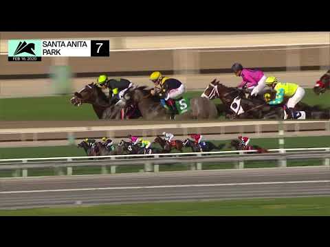 Laura's Light wins Race 7 on Sunday, February 16, 2020 at Santa Anita Park.