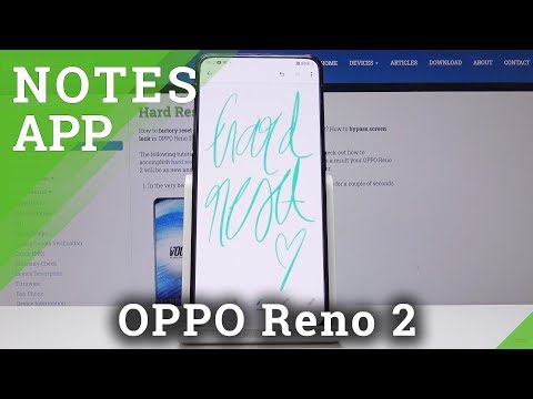 How to Add Note in Oppo Reno 2 - Create Reminder