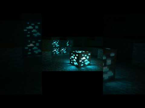 MINECRAFT WITH GLOWING ORE #minecraft #viral #minecraftshorts