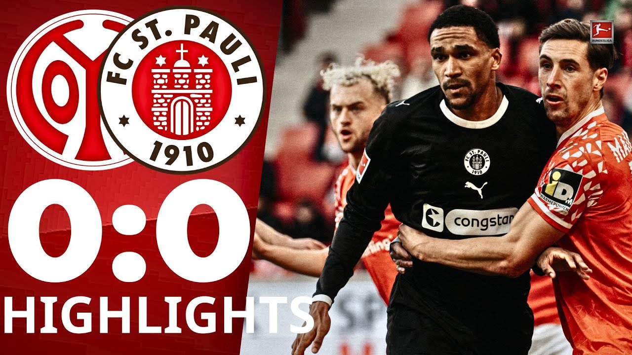 Mainz vs St. Pauli Highlights