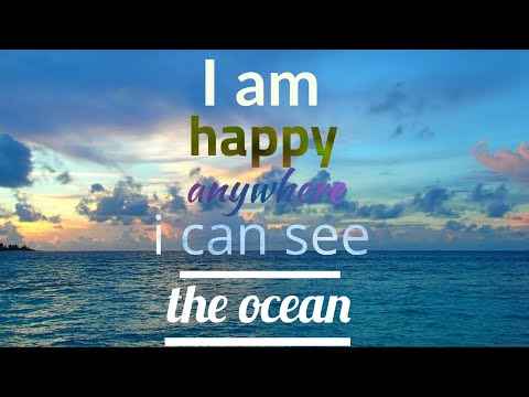 Beach music with waves