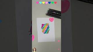 Hello Kitty Colorida #shorts  #infantil #art #satisfyingcolouring #ytshorts