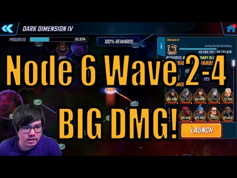 Dark Dimension 4 Node 6 (Global 3) BIG DAMAGE (Day 11) - Marvel Strike Force