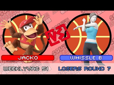 WeeklyVac 51 - SSBU - Jacko (Diddy Kong) vs Whissle B (Wii Fit Trainer)