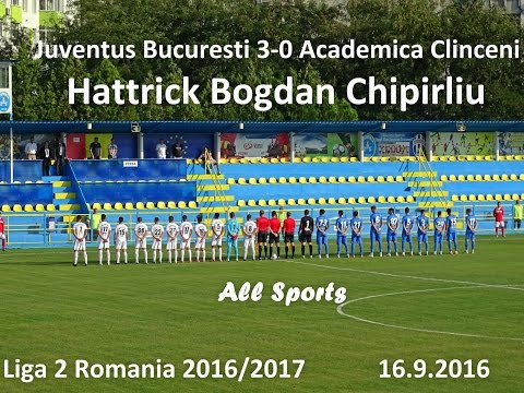 Liga 2. Juventus Bucuresti v Academica Clinceni 3-0 16.9.2016 Hattrick Bogdan Chipirliu