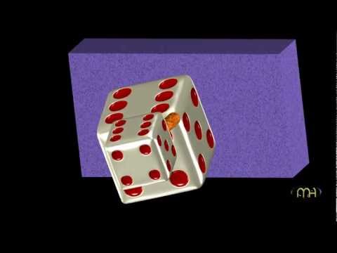 Shocking illusion. Loaded dice. Something is terribly wrong with these dice. Visual illusion.