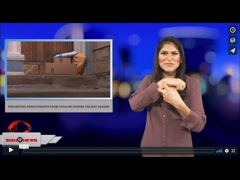 Preventing porch pirates from stealing during holiday season (ASL - 12.19.18)