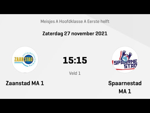 VV Zaanstad MA1 vs. VC Spaarnestad MA1