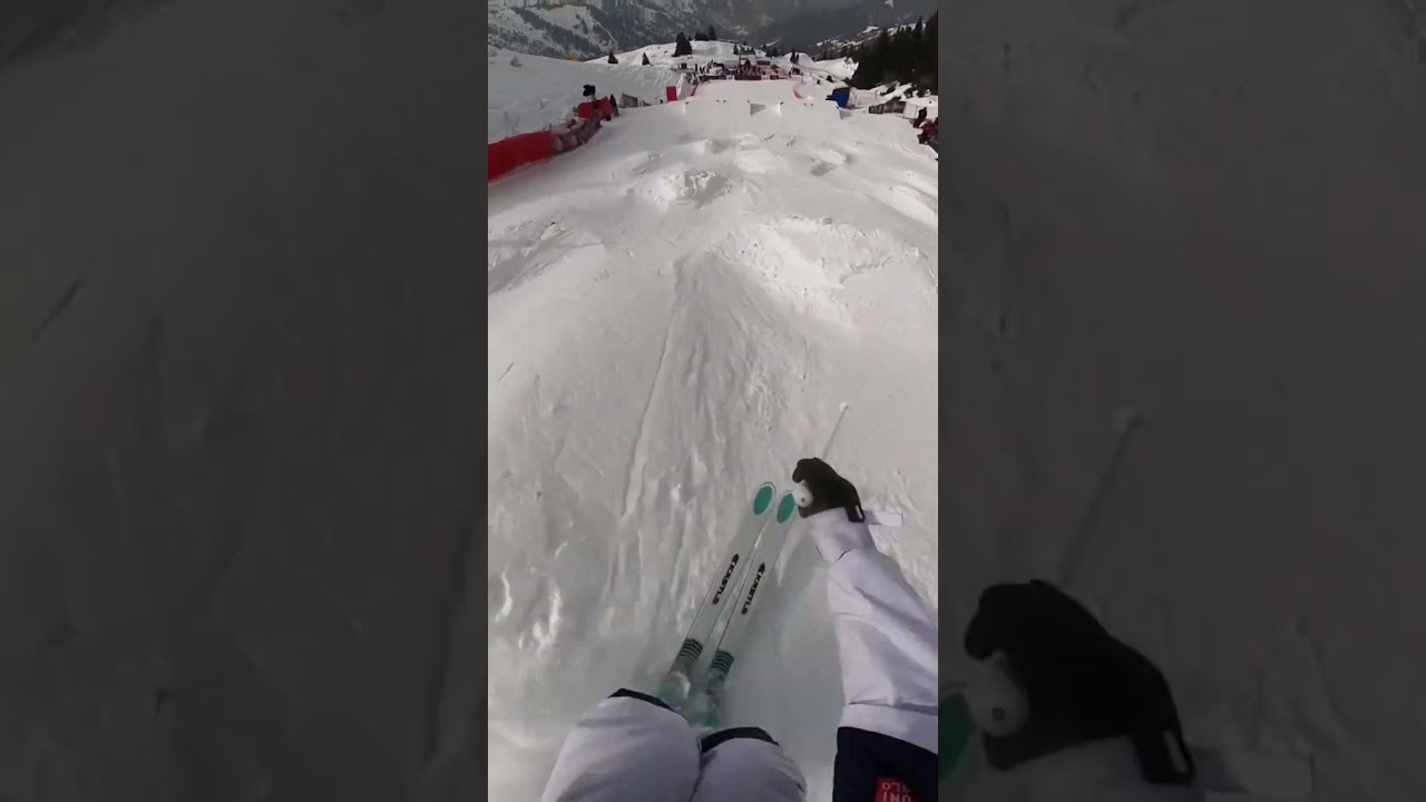 Ever wondered what it's like to go down the moguls at full speed? Let’s go! ⛷️  #fisfreestyle