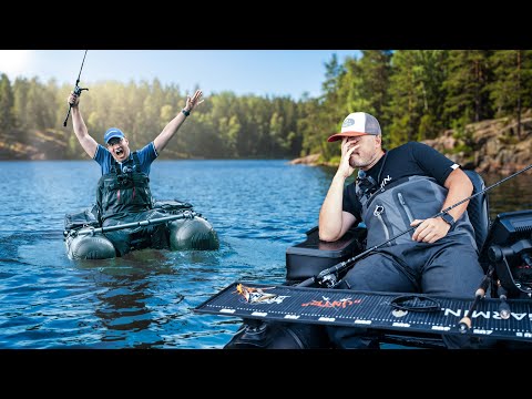 Mein erstes Mal Bellyboat! @joshinator4549 nimmt mich mit! 🫣🎣