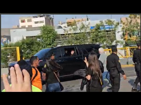 Video Paul McCartney arriving at Estádio Nacional in Lima Peru 2024