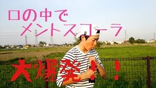 口の中で爆発！！メントスコーラ