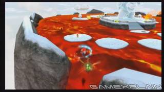 Super Mario Galaxy 2:  Freezy Flake Green Stars