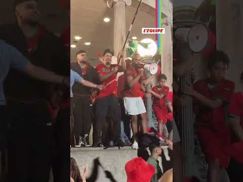🔥⚽ Les supporters marocains mettent le feu à Boston avant d'affronter l'Écosse #fifaworldcuponyt