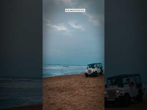 cinematic View  GOA 🌴🌊.                            #music #Goa#calangutebeach #sandcastle #enjoyment