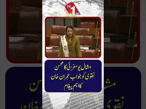 مشعل یوسفزئی کا محسن نقوی کو جواب | عمران خان کا اہم پیغام