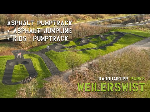 Asphalt Pumptrack mit Jumpline und Kids Pumptrack in Weilerswist | RadQuartier Parks