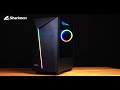 Case REV 100 Midi-Tower Mini-ITX, Micro-ATX, ATX 2 Porte USB 3.0 Colore Nero (Finestrato)  - Foto miniatura 2